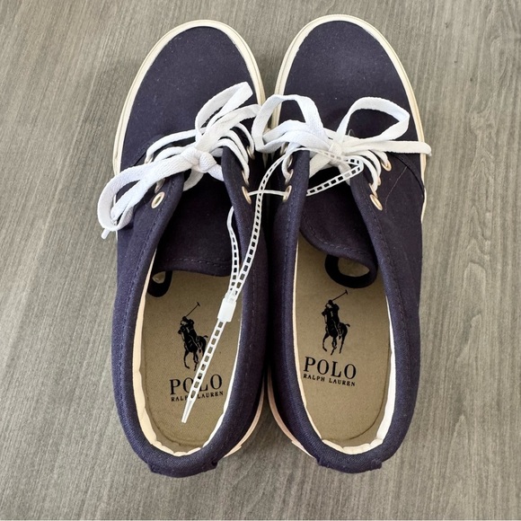 Polo Ralph Lauren Men Blue Keaton Chukka Boot canvas Sneakers size 7.5 NWT - Picture 5 of 12